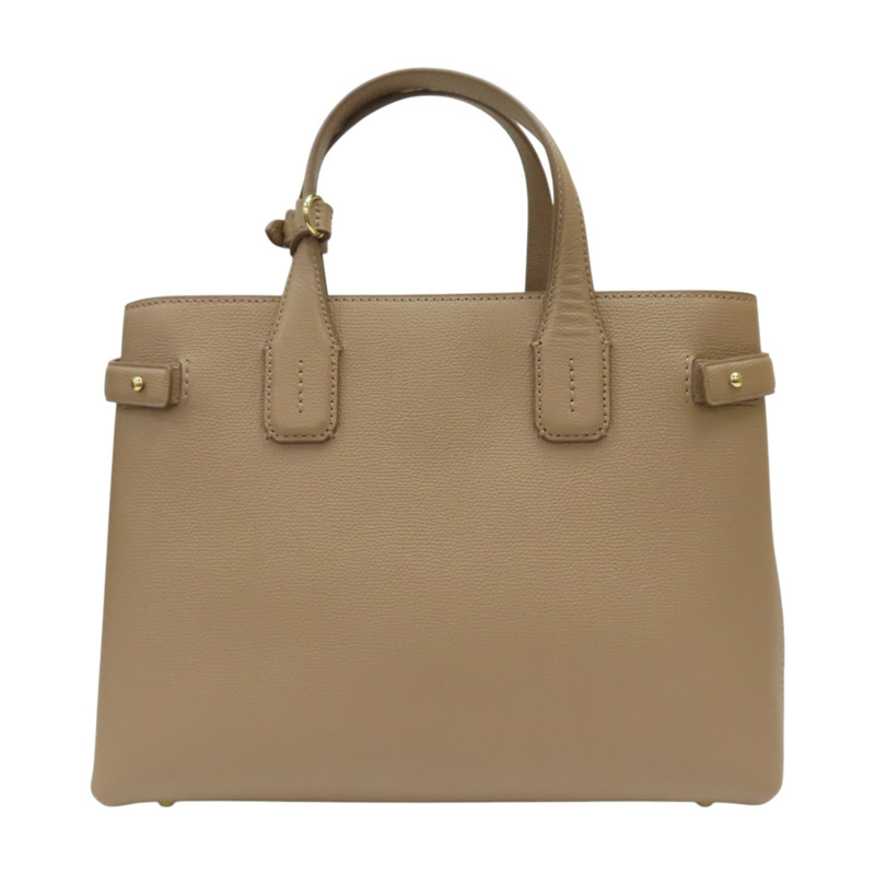 淺褐色 牛皮 Banner 兩用包【BURBERRY 巴寶莉】 8068550-1