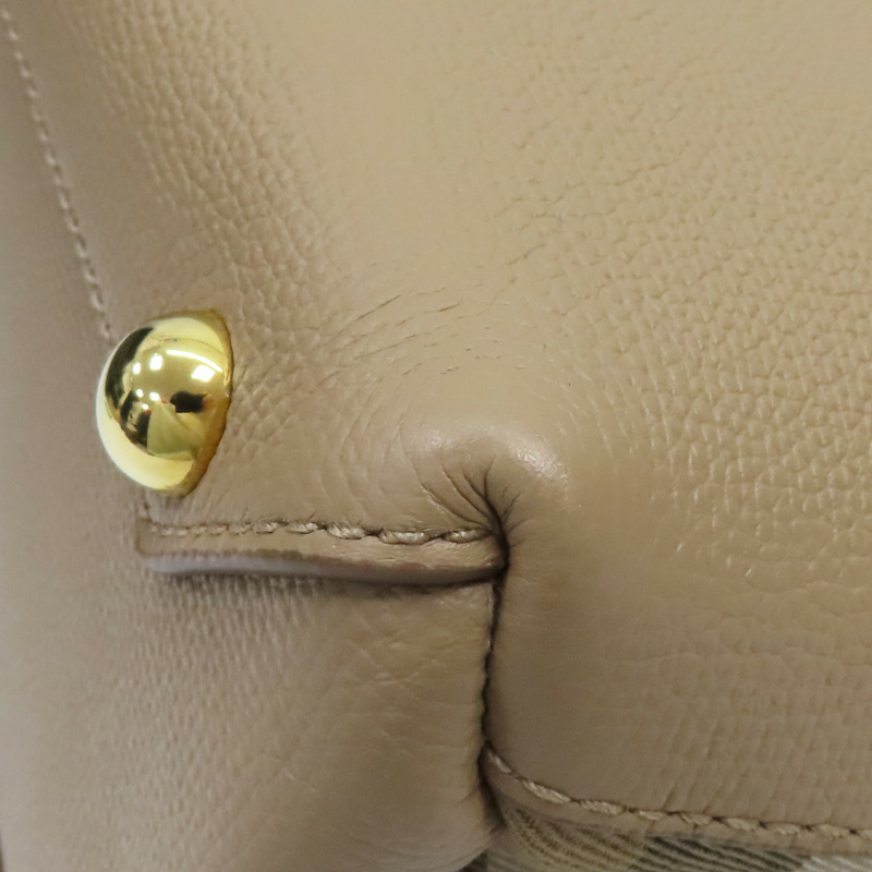 淺褐色 牛皮 Banner 兩用包【BURBERRY 巴寶莉】 8068550-14