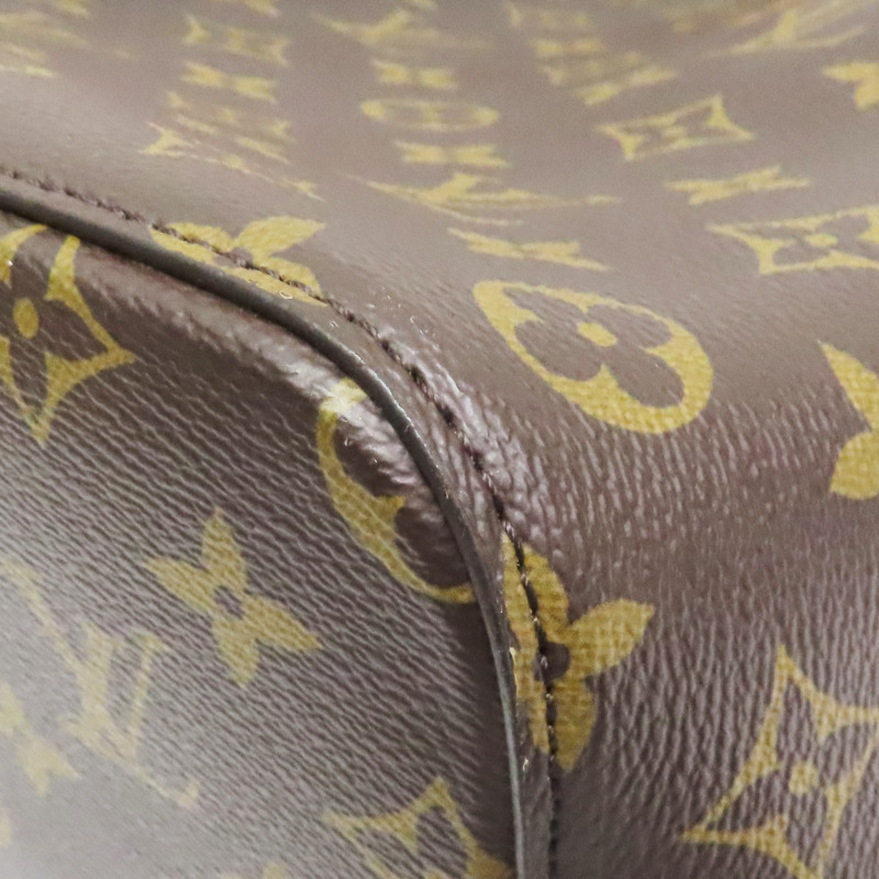 棕色 原花 帆布 紅色牛皮 NeoNoe MM 水桶包 肩背包【LOUIS VUITTON LV 路易威登】 M44021-9