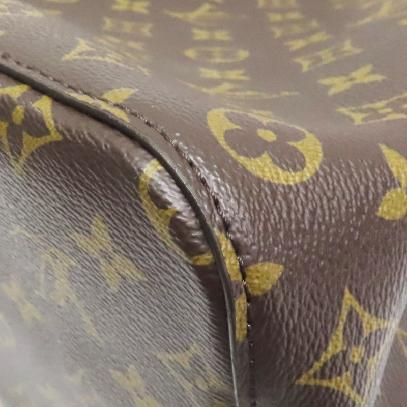 棕色 原花 帆布 紅色牛皮 NeoNoe MM 水桶包 肩背包【LOUIS VUITTON LV 路易威登】 M44021-11