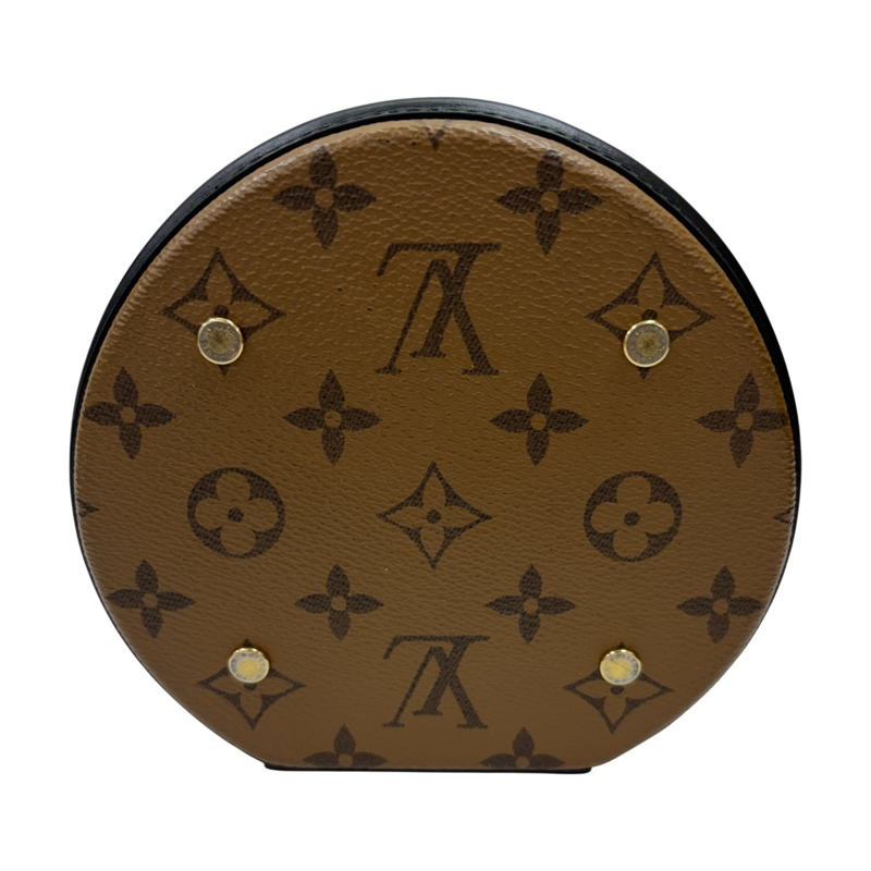 棕色 原花 Reverse 帆布 Cannes 手提包【LOUIS VUITTON LV 路易威登】 M43986-3