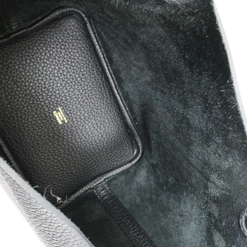 黑色 Taurillon牛皮 Picotin Lock 18 手提包 B刻 金釦【HERMES 愛馬仕】 H056289CC89-4