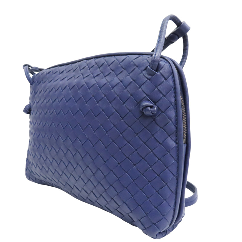 紫色 羊皮編織 Nodini 肩背包【BOTTEGA VENETA BV 寶緹嘉】 245354-2