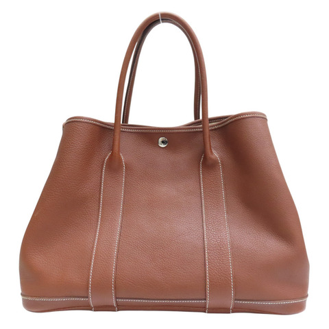 棕色 Negonda牛皮 Garden Party 36 手提包 口K刻【HERMES 愛馬仕】 H051568CK