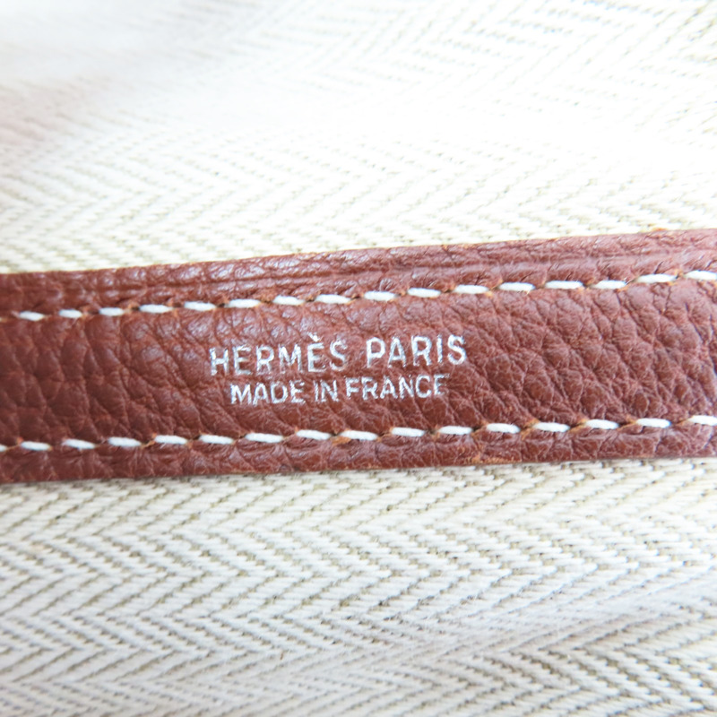 棕色 Negonda牛皮 Garden Party 36 手提包 口K刻【HERMES 愛馬仕】 H051568CK-6