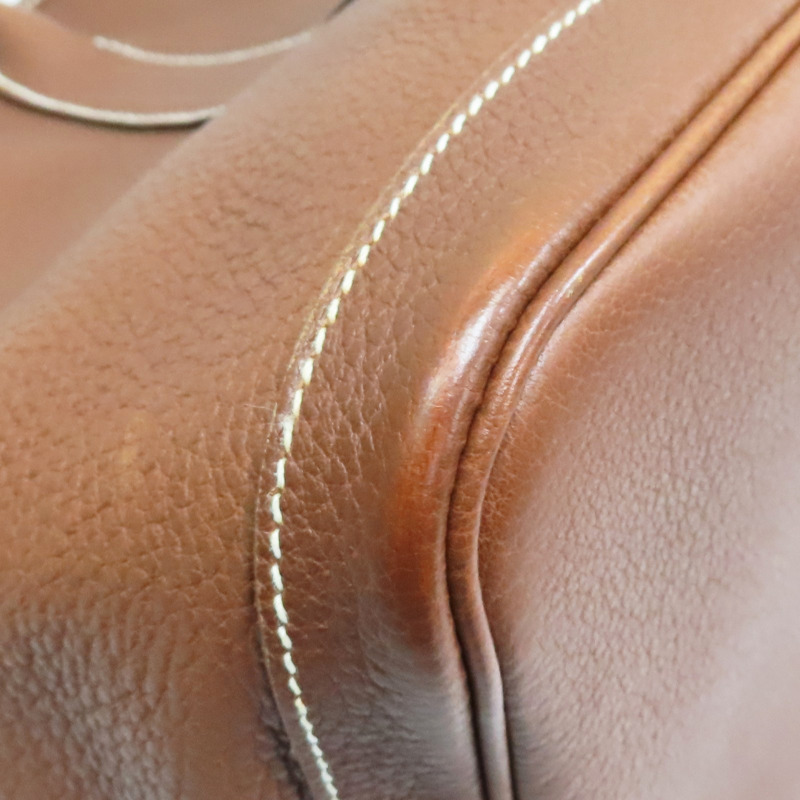 棕色 Negonda牛皮 Garden Party 36 手提包 口K刻【HERMES 愛馬仕】 H051568CK-10