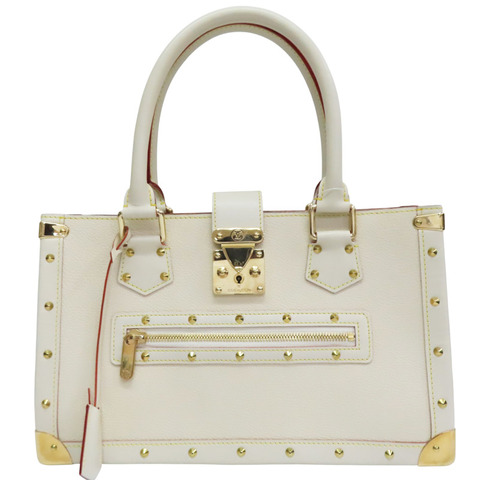 白色 Suhali 牛皮 Le Fabuleux 手提包【LOUIS VUITTON LV 路易威登】 M91815
