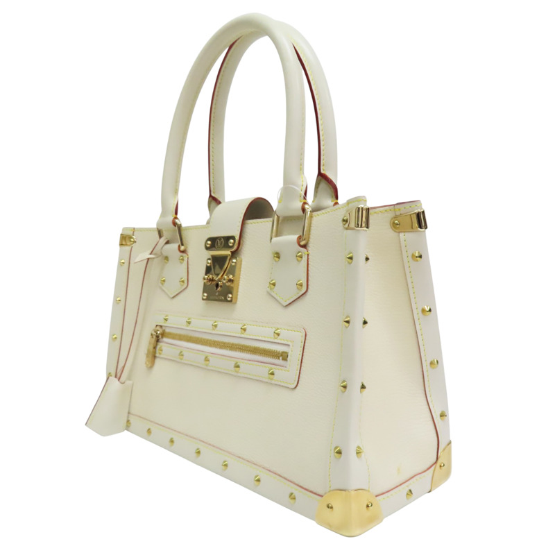 白色 Suhali 牛皮 Le Fabuleux 手提包【LOUIS VUITTON LV 路易威登】 M91815-2