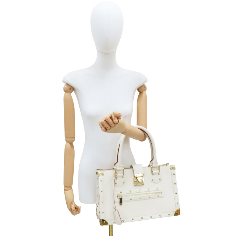 白色 Suhali 牛皮 Le Fabuleux 手提包【LOUIS VUITTON LV 路易威登】 M91815-8