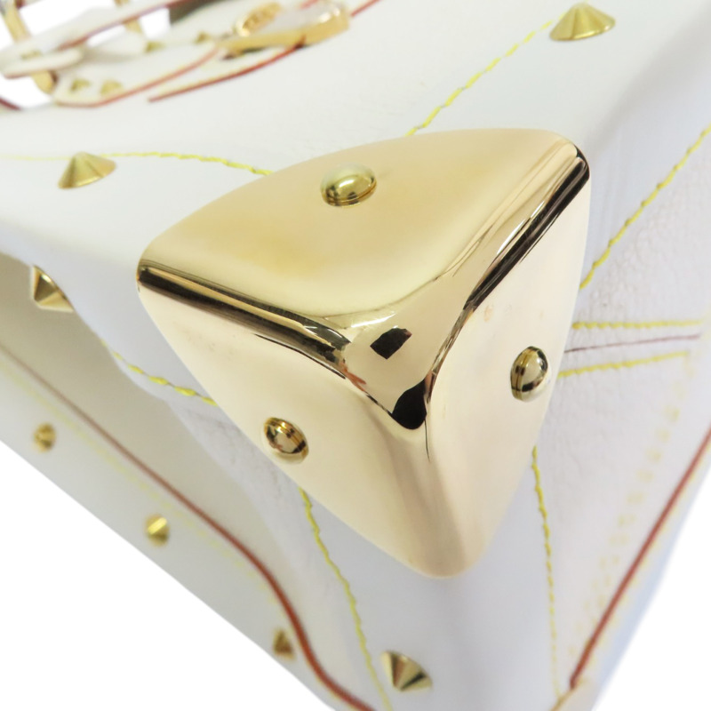 白色 Suhali 牛皮 Le Fabuleux 手提包【LOUIS VUITTON LV 路易威登】 M91815-9