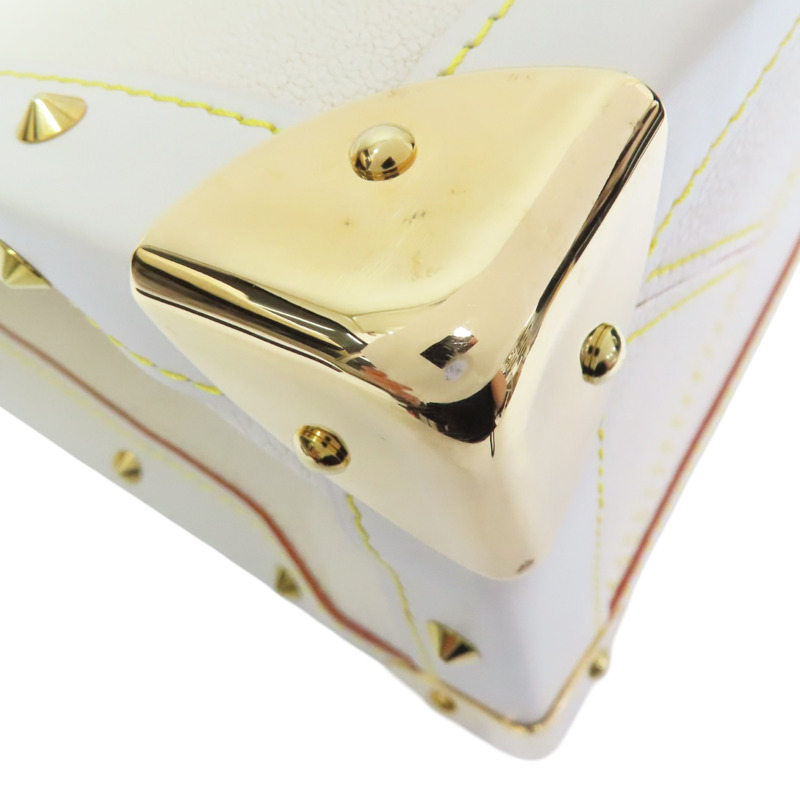 白色 Suhali 牛皮 Le Fabuleux 手提包【LOUIS VUITTON LV 路易威登】 M91815-11