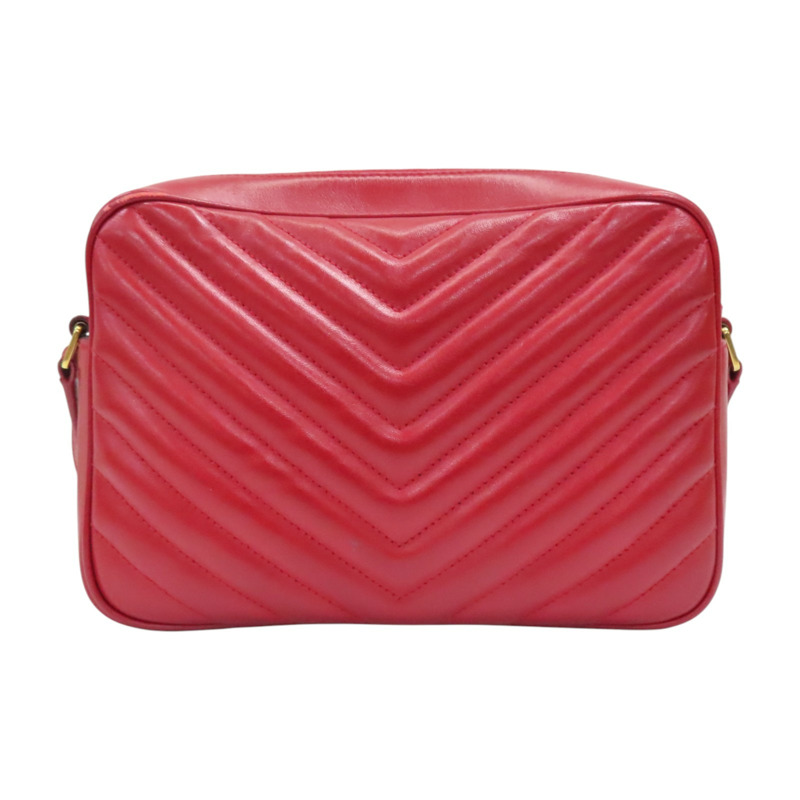 紅色 牛皮 Lou Camera Bag 肩背包【SAINT LAURENT YSL 聖羅蘭】 GUS520534-1