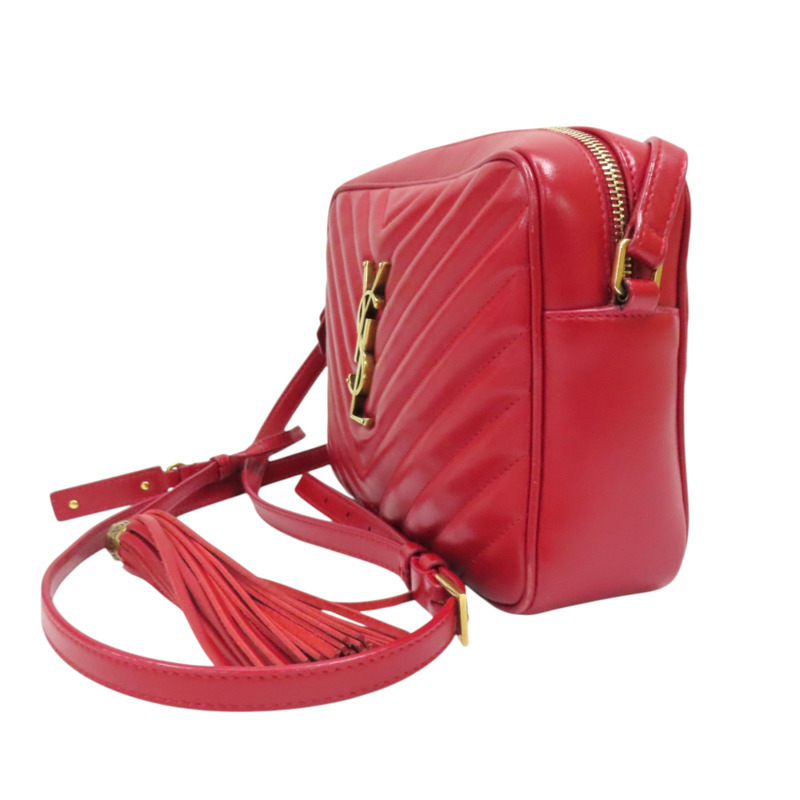 紅色 牛皮 Lou Camera Bag 肩背包【SAINT LAURENT YSL 聖羅蘭】 GUS520534-2