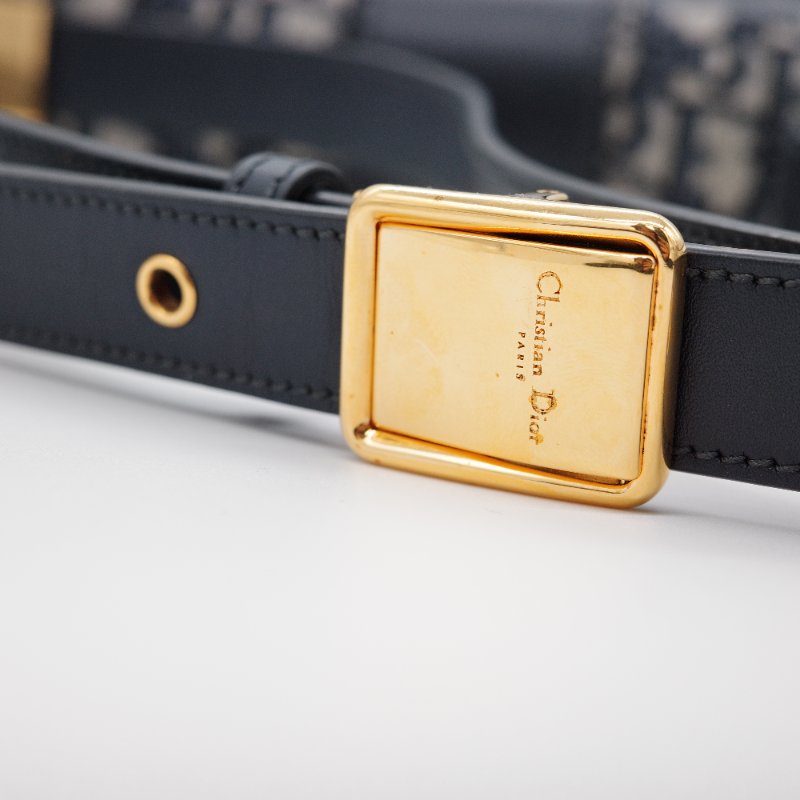 Dior迪奧30 Montaigne 蒙田 藍色老花 帆布 肩背包 斜背包 蒙田包-12