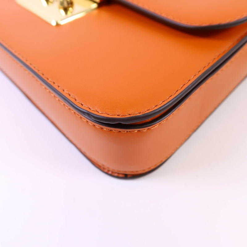 Michael Kors 牛皮皮革Chain Shoulder Bag金扣鏈帶肩背袋-11