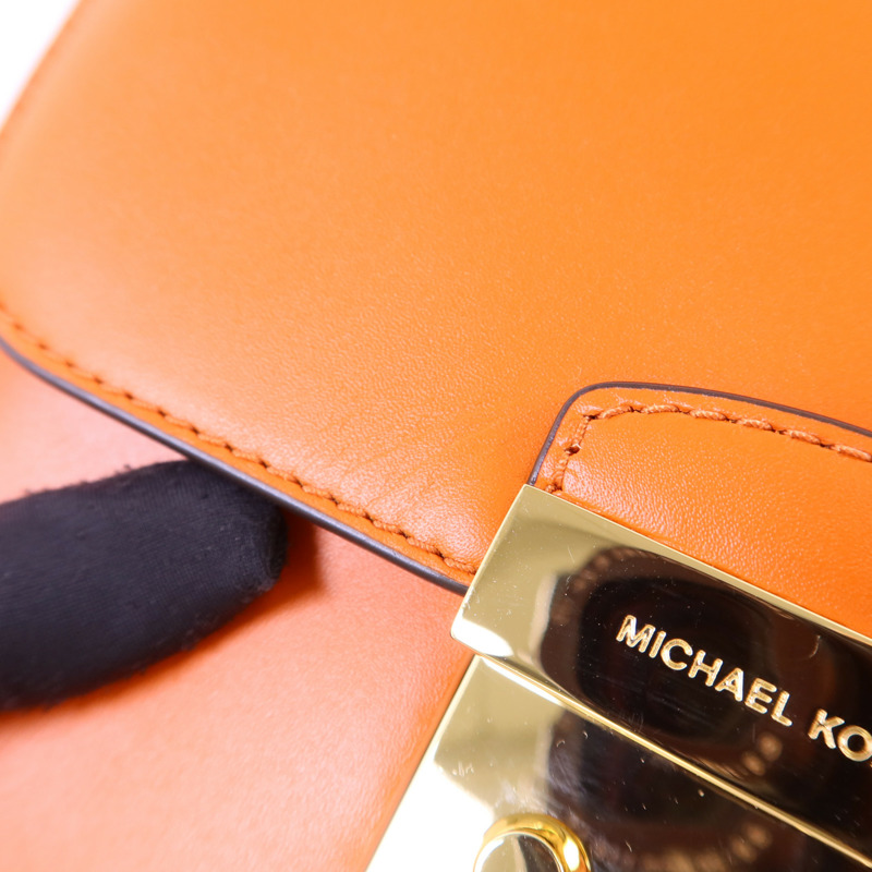 Michael Kors 牛皮皮革Chain Shoulder Bag金扣鏈帶肩背袋-16