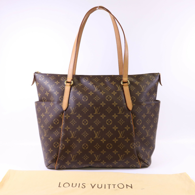 LOUIS VUITTON Monogram Totally GM金扣肩背袋-18