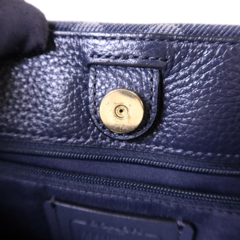 COACH 帆布Dempsey Tote Bag金扣手挽袋-8