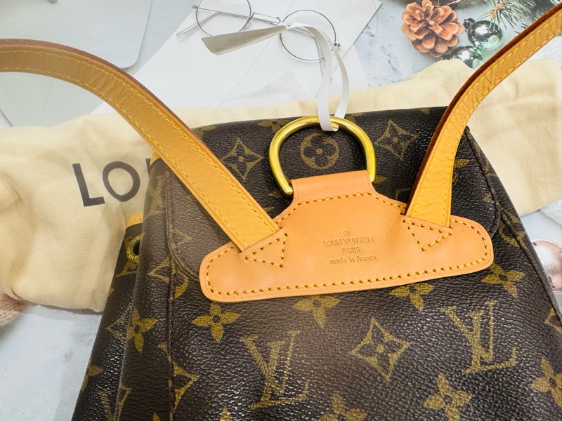 LV老花迷你雙肩包 LV 後背包-18