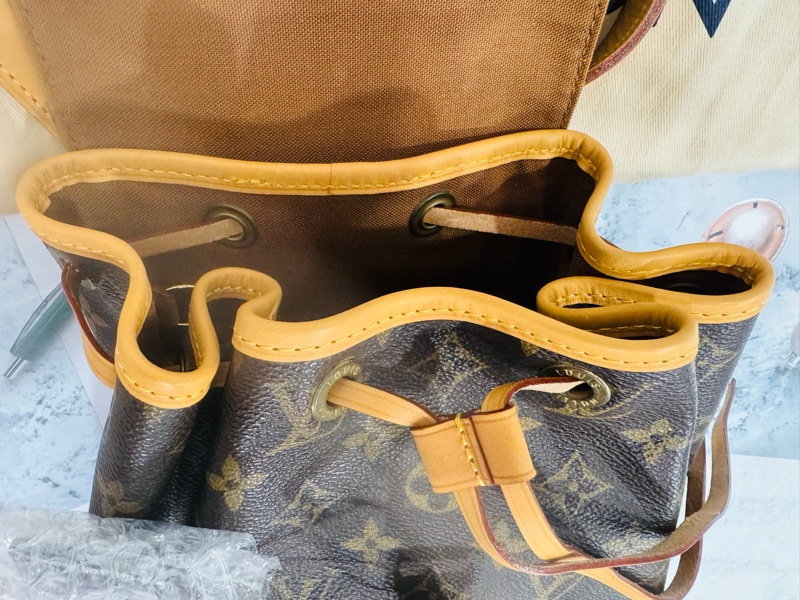 LV老花迷你雙肩包 LV 後背包-35