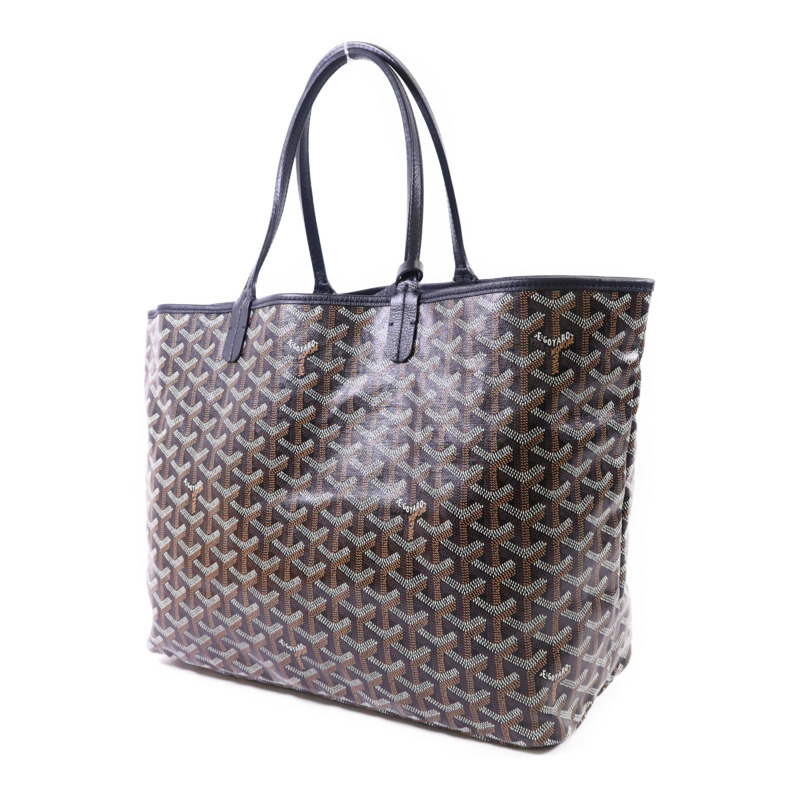 GOYARD 塗層帆布Saint Louis PM銀扣手挽袋-2