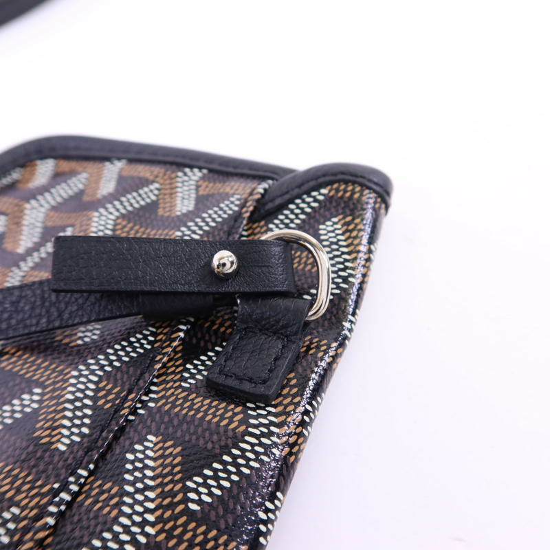 GOYARD 塗層帆布Saint Louis PM銀扣手挽袋-8