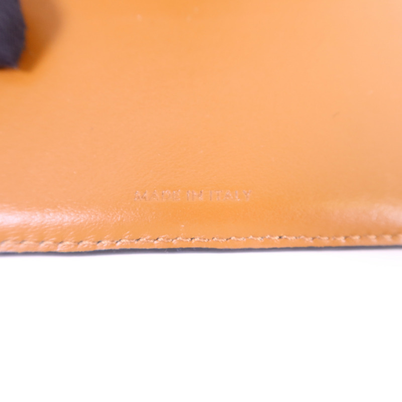 CELINE 塗層帆布/牛皮皮革Wallet金扣錢包-9