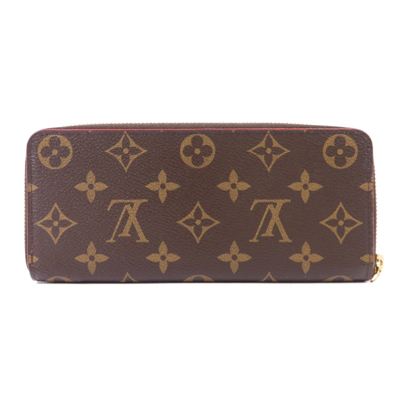 LOUIS VUITTON Monogram Zipper Long Wallet金扣長錢包-1