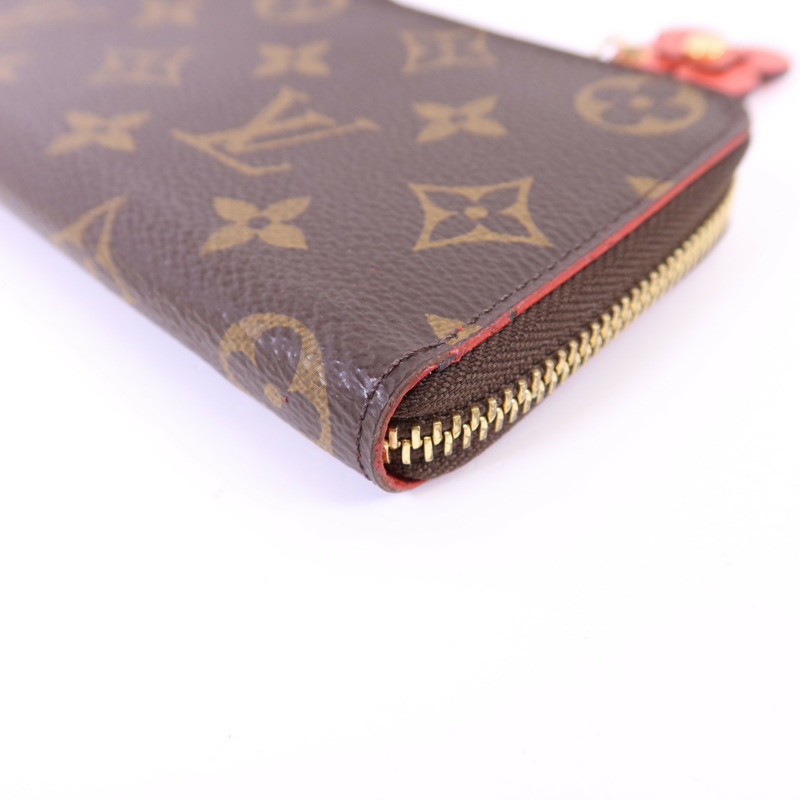 LOUIS VUITTON Monogram Zipper Long Wallet金扣長錢包-10