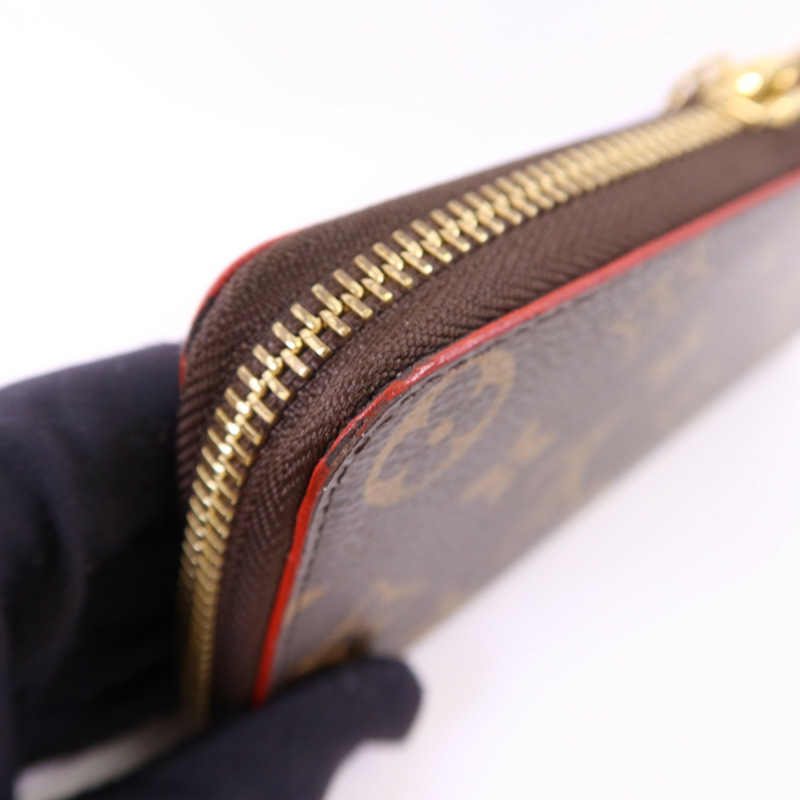 LOUIS VUITTON Monogram Zipper Long Wallet金扣長錢包-15