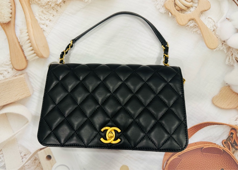 Chanel 經典黑金鏈條包-18