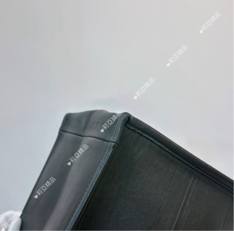 莉亞精品 Dior 黑皮革托特包 二手美品-5