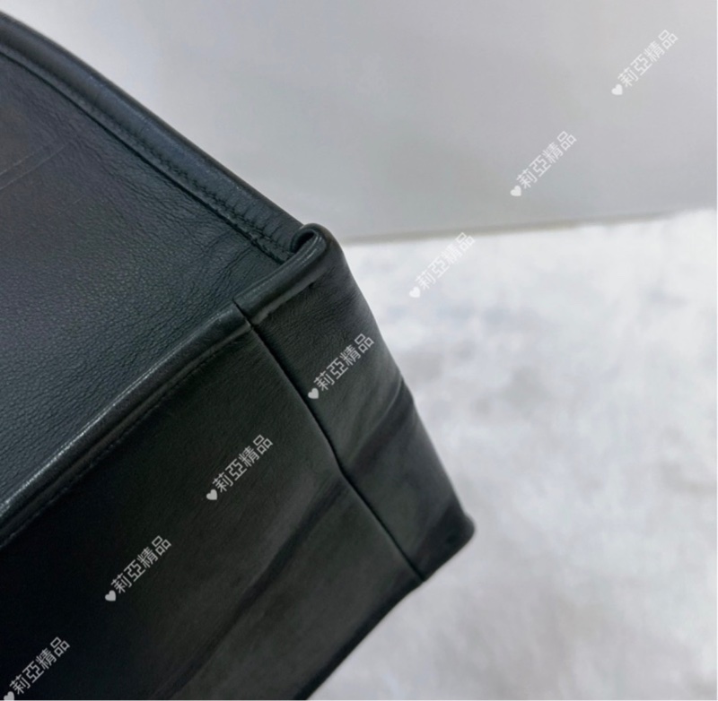 莉亞精品 Dior 黑皮革托特包 二手美品-7