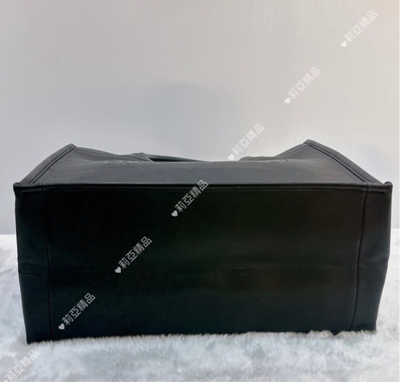莉亞精品 Dior 黑皮革托特包 二手美品-9