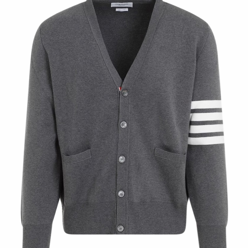 Thom Browne 男士 條紋針織開衫0 1 2 3 4 5 MKC171A 00219 035 (1) MKC171A 00219 035 (2) MKC171A 00219 035-4