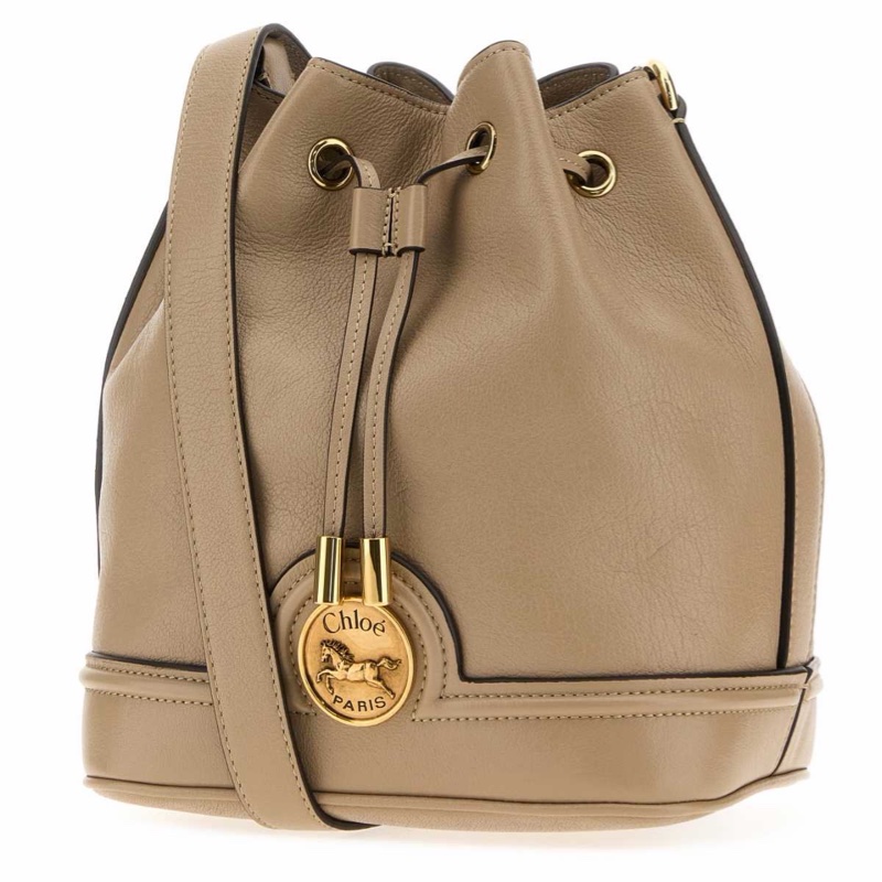 Chloe 女士 徽標水桶包均碼碼-4