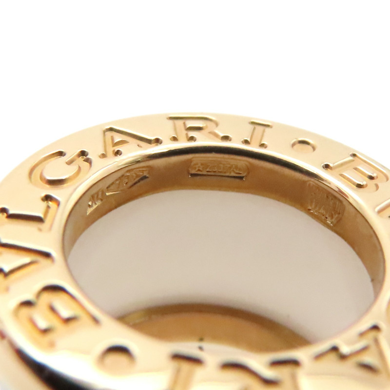 18K玫瑰金 白色陶瓷 B.zero1 項鍊【BVLGARI 寶格麗】-6
