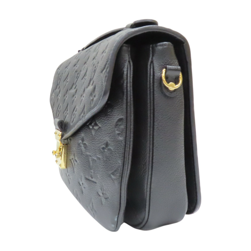 黑色 原花壓紋牛皮 Pochette Metis 兩用包【LOUIS VUITTON LV 路易威登】 M41487-2