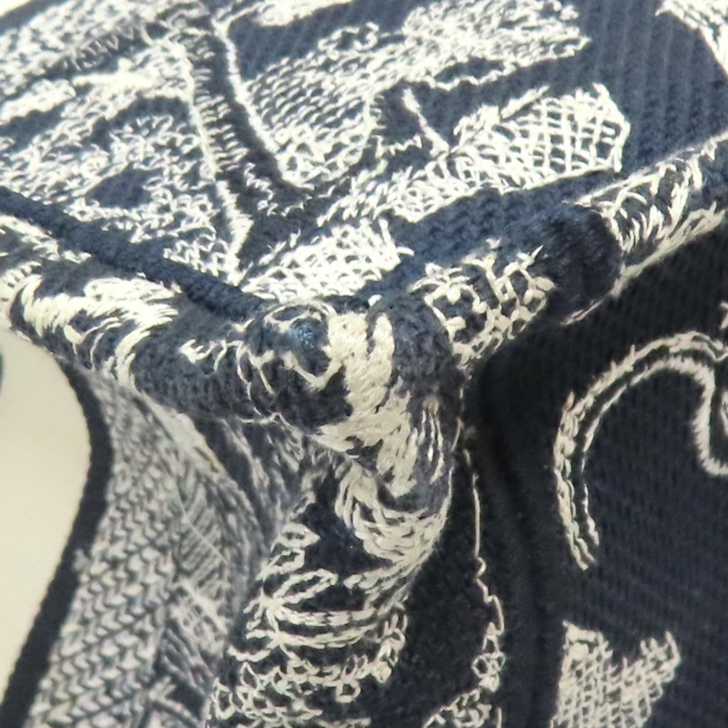 藍色 刺繡帆布 Book Tote M 托特包【Dior 迪奧】 M1296ZRGO-11