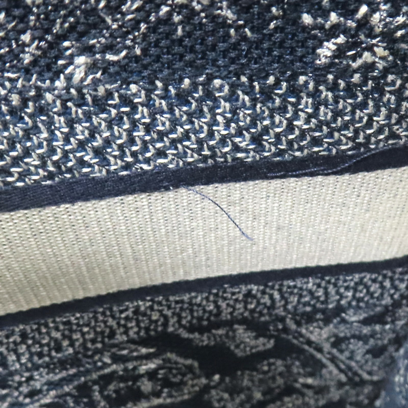 藍色 刺繡帆布 Book Tote M 托特包【Dior 迪奧】 M1296ZRGO-13