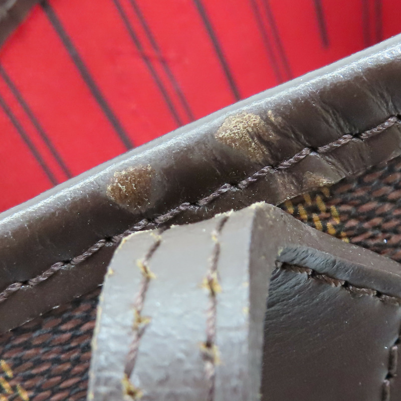 棕色 棋盤格帆布 Neverfull MM 肩背包【LOUIS VUITTON LV 路易威登】 N51105-14