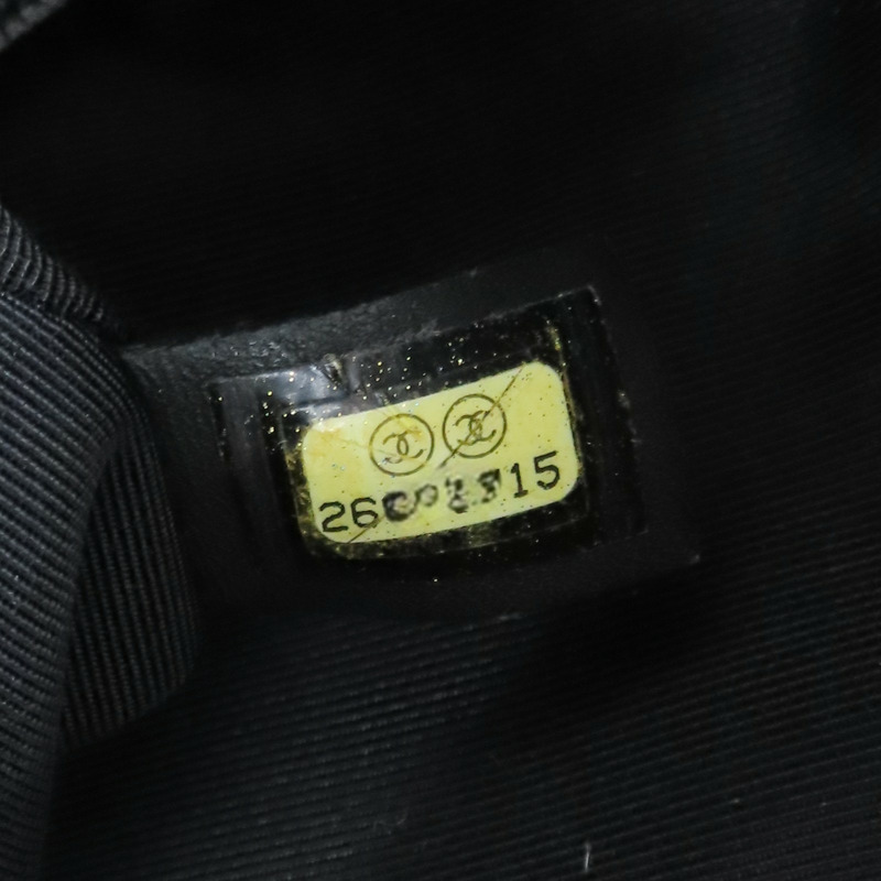 黑色 荔枝紋牛皮 CC Day 後背包【CHANEL 香奈兒】 AS0009-8