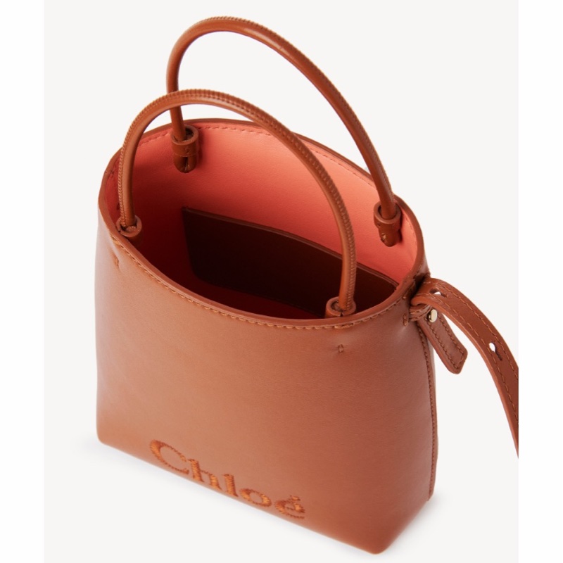 Chloe 女士 Sense 縫線logo迷你包均碼碼MINI、14.5 X 6.5 X 18 CM-2