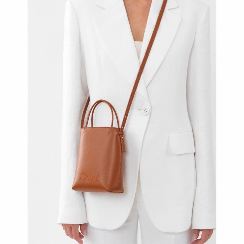 Chloe 女士 Sense 縫線logo迷你包均碼碼MINI、14.5 X 6.5 X 18 CM-4