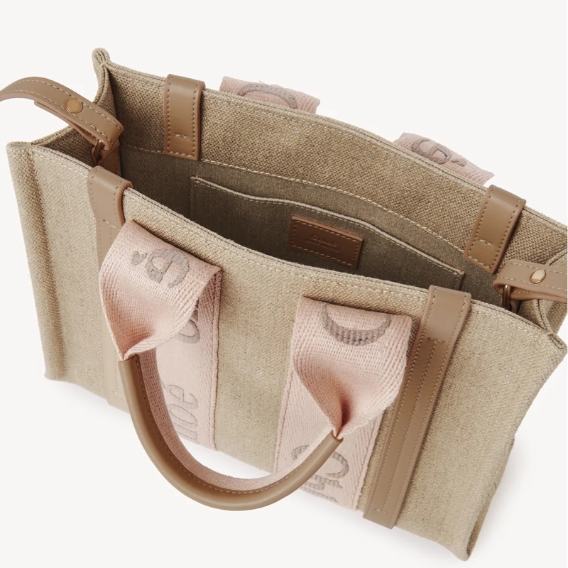 Chloe 女士 小號 woody 托特手提包均碼碼26.5cm*8cm*20cm-3
