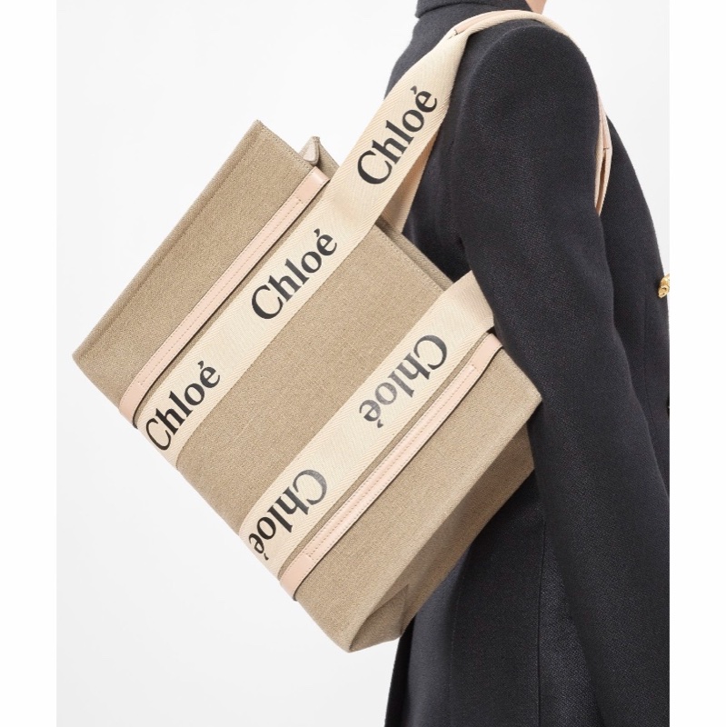 Chloe 女士 中號徽標單肩包均碼碼37cm*12cm*26cm-2