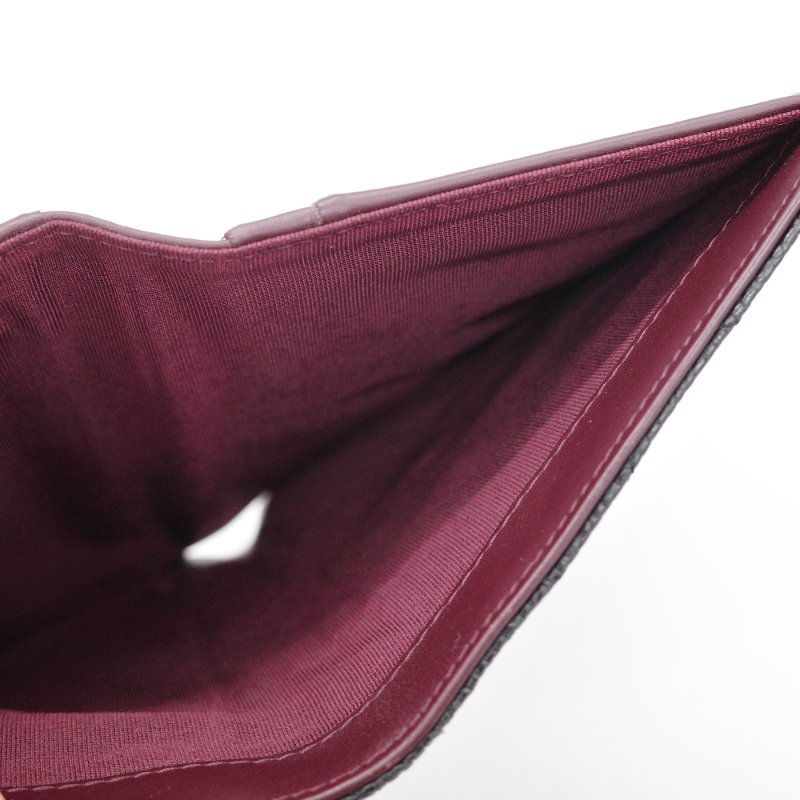 Chanel 香奈兒  經典翻蓋 黑色荔枝紋 牛皮金扣 長夾-13