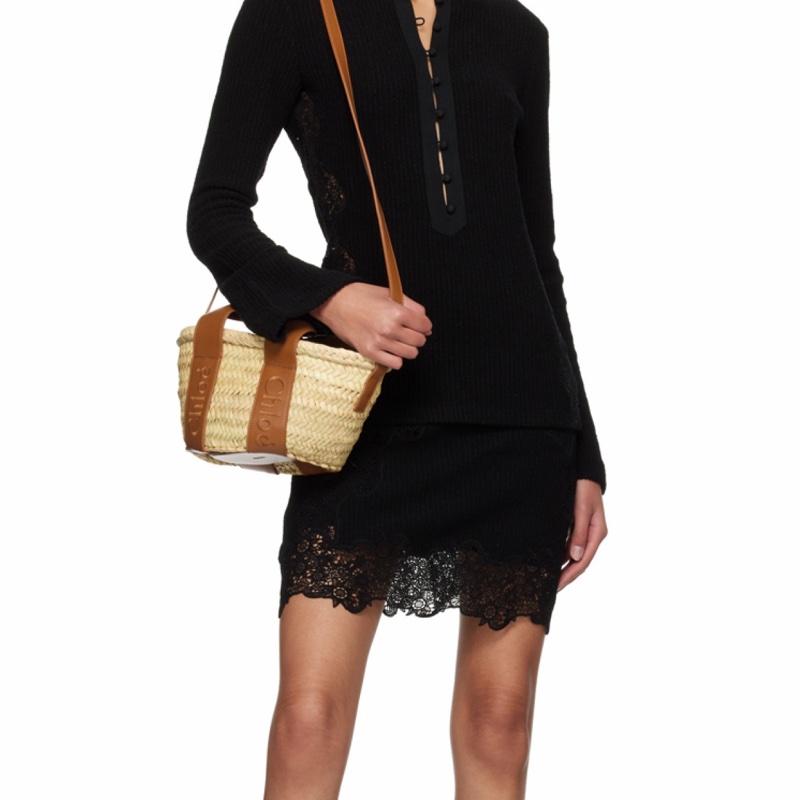 Chloe 女士 徽標單肩包均碼碼-5