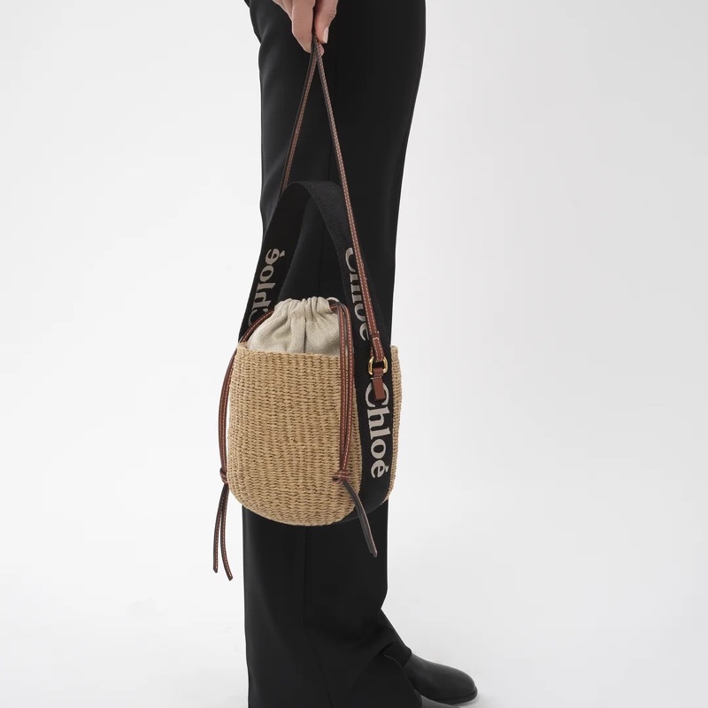 Chloe 女士 Woody 小籃子單肩包均碼碼17cm*16cm*16cm-4