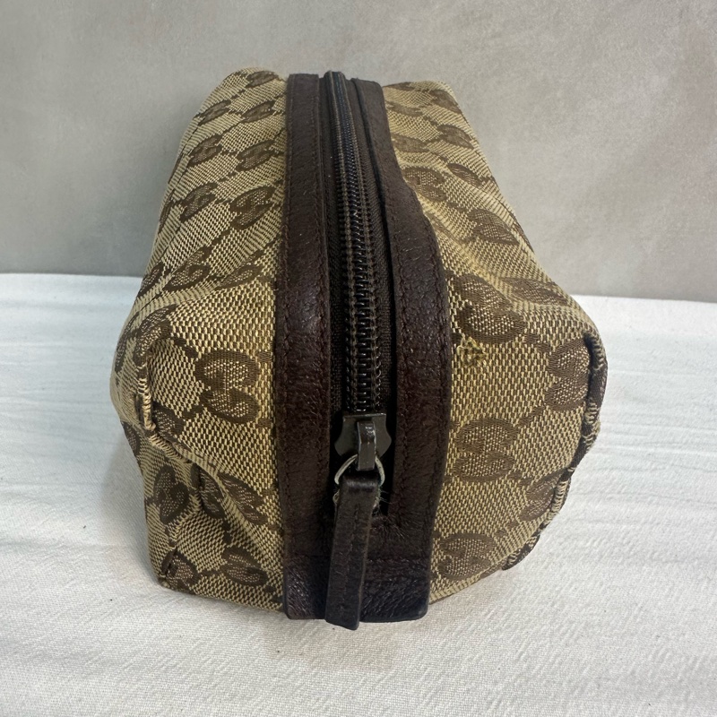 GUCCI Vintage 中古老花化妝包-6